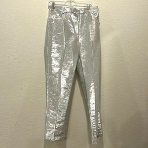 H&M Silver Shimmer Pants